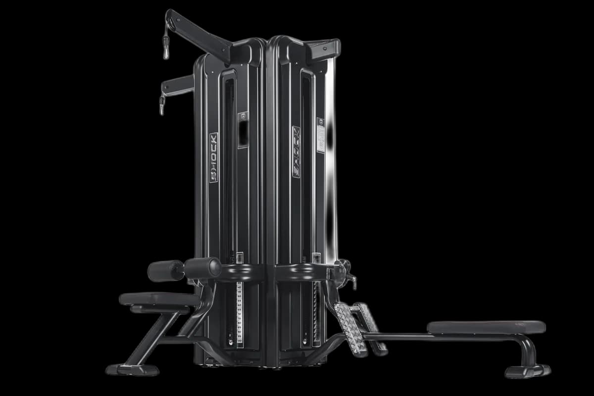 Telju Tour à câbles 4 stations — appareil de musculation professionnel